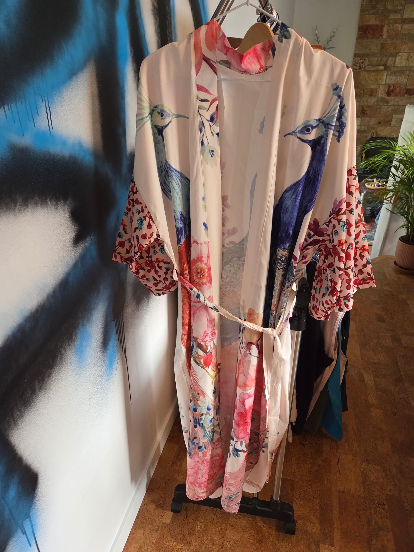 Kimono style robe