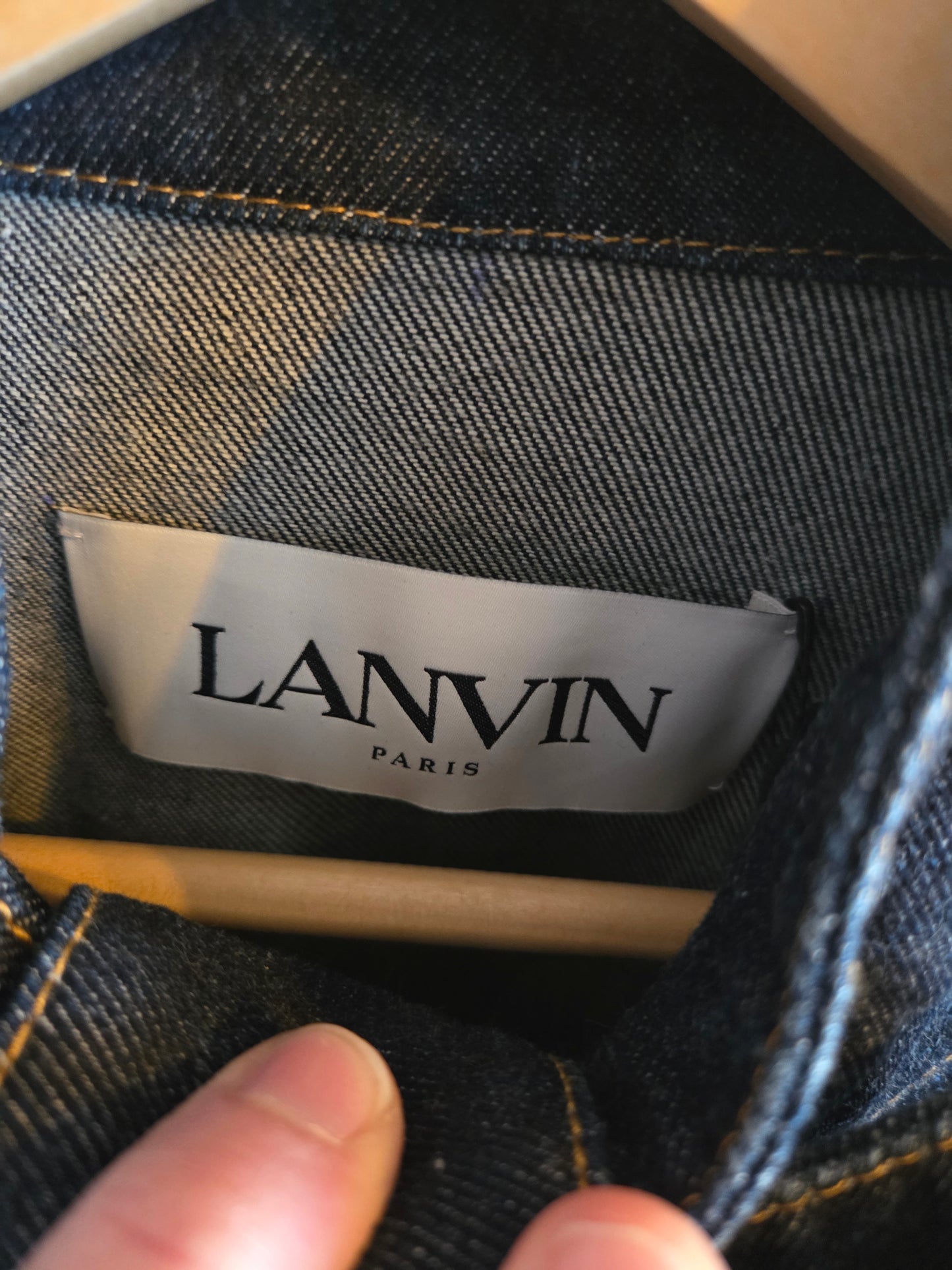 Lanvin Paris womens jean jacket