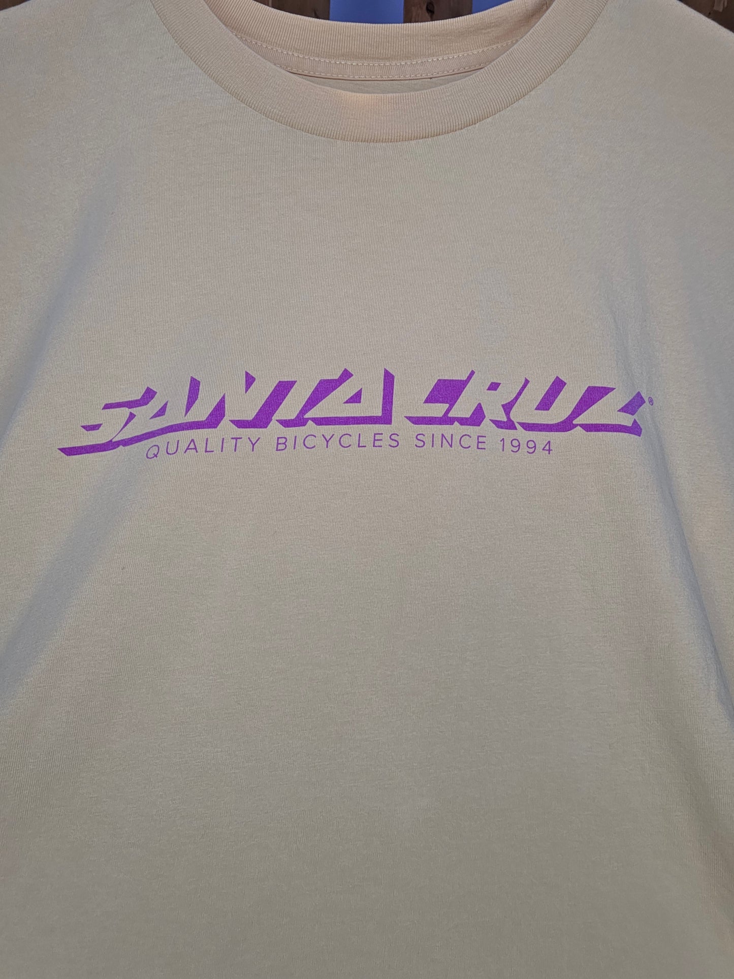 Yellow faded Santa Cruz bicycles