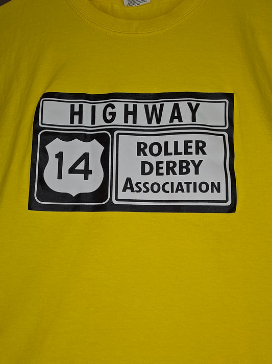 Yellow roller derby