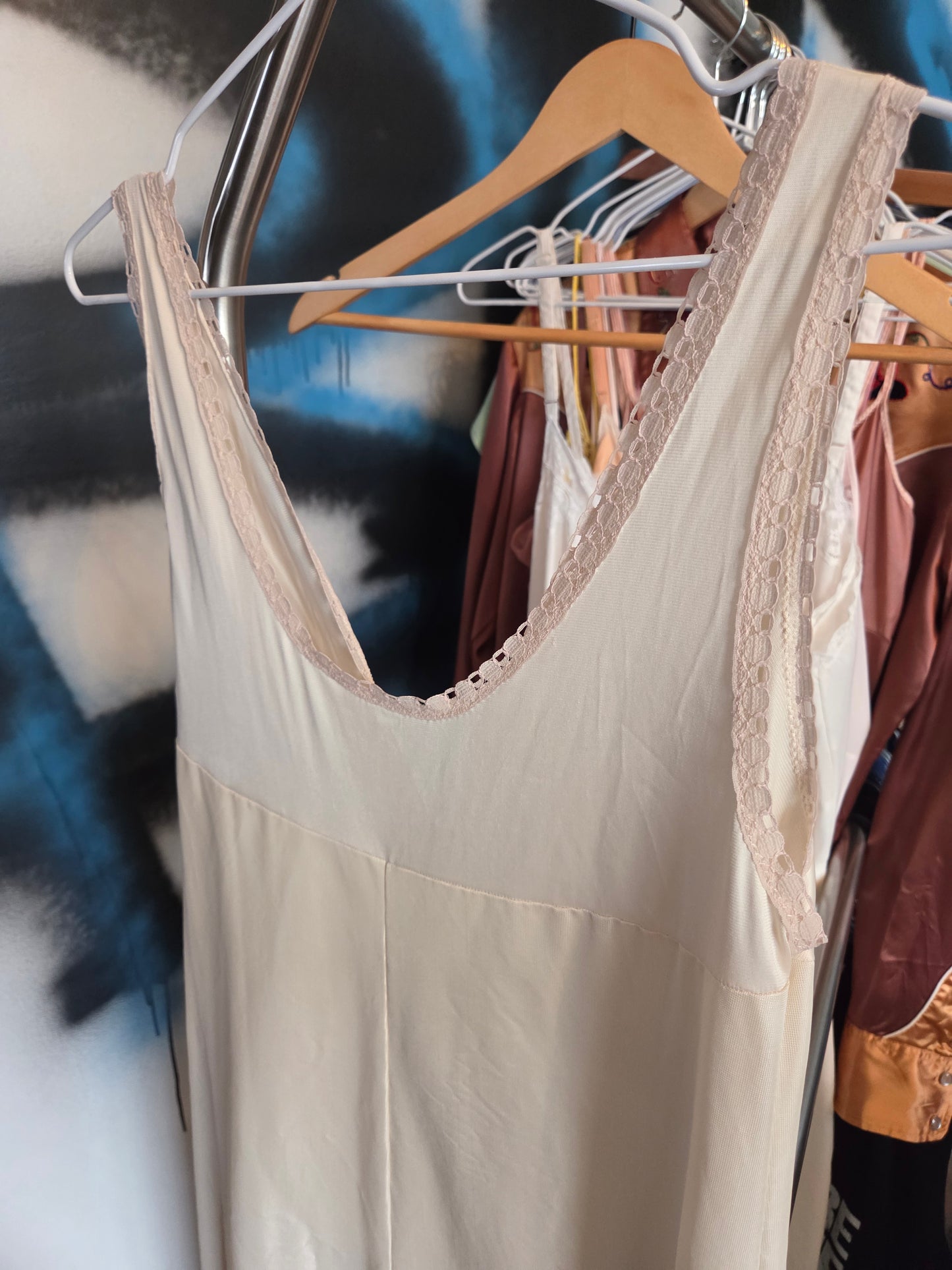 Kayser vintage cream long slip